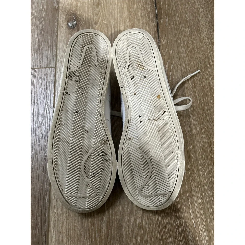 Nike Blazer Low Shoes - Women's Size 7.5 - White Leather - Casual Sneakers AV937